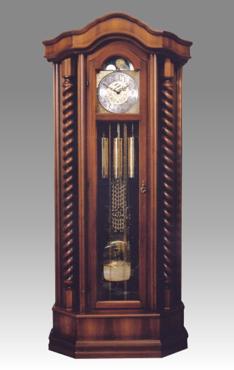 Curio Grandfather clock Art.527/1 walnut